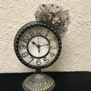 steampunk shelf clock